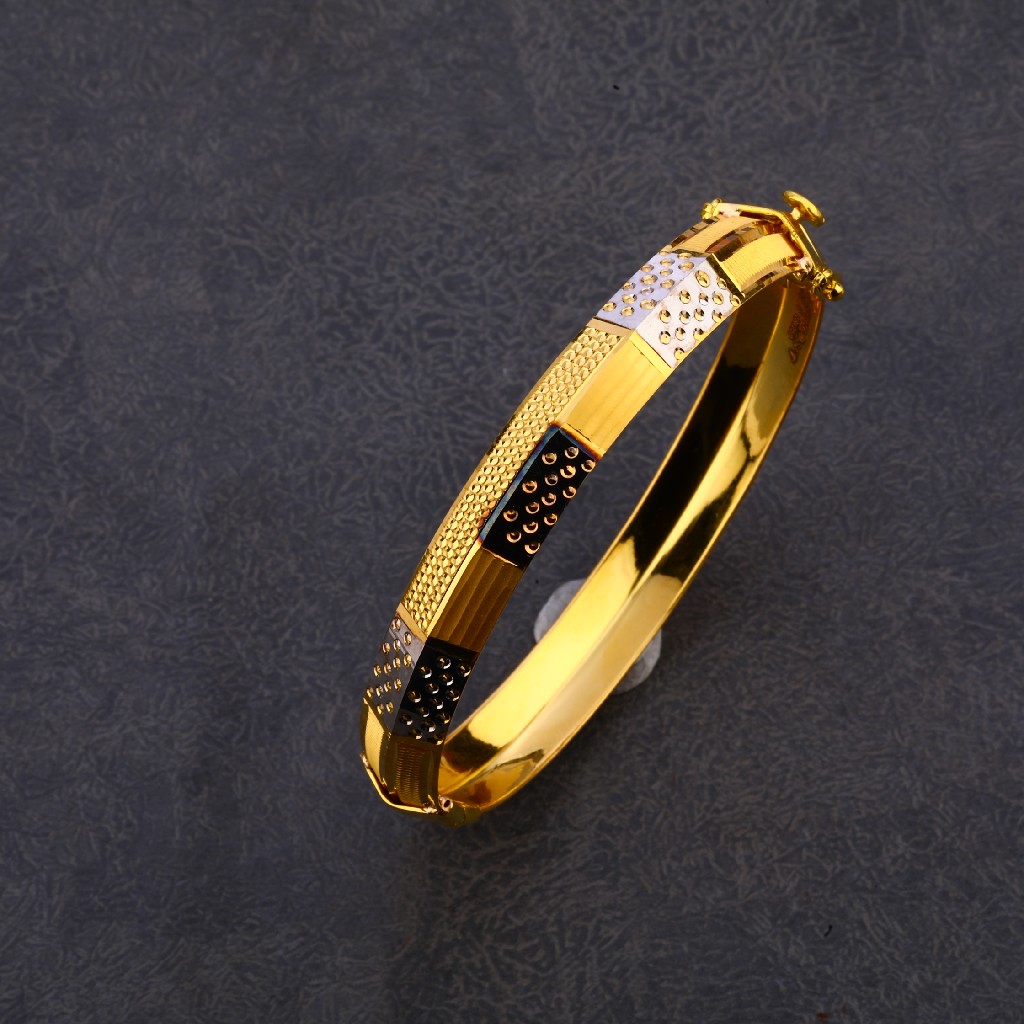 916 Gold Punjabi Stylish Kada MPLKB35