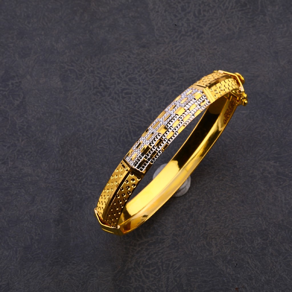 916 Gold Fancy Lock Kada MPLKB39