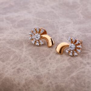 750 Regular Rose Gold Earring RE50
