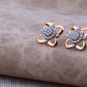 18ct Rose Gold Elusive Earring RE56