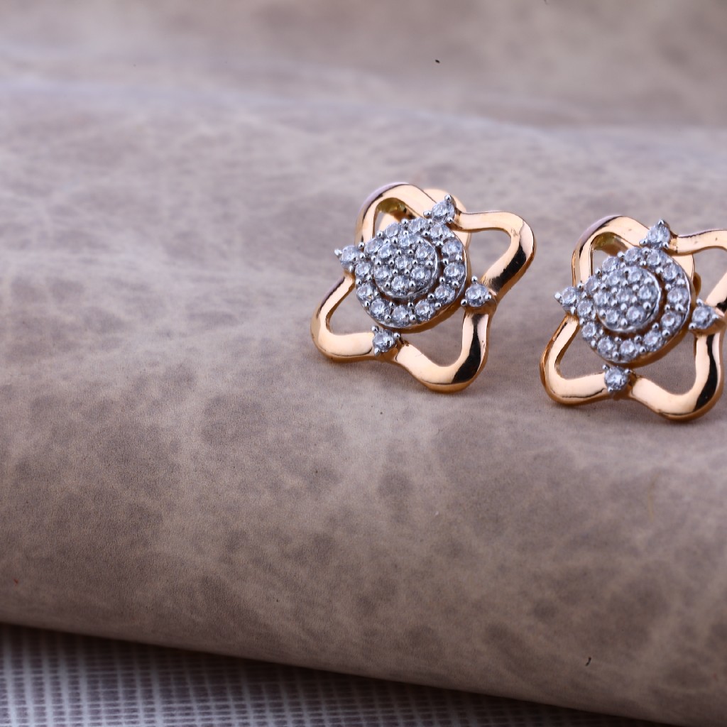 18ct Rose Gold Elusive Earring RE56