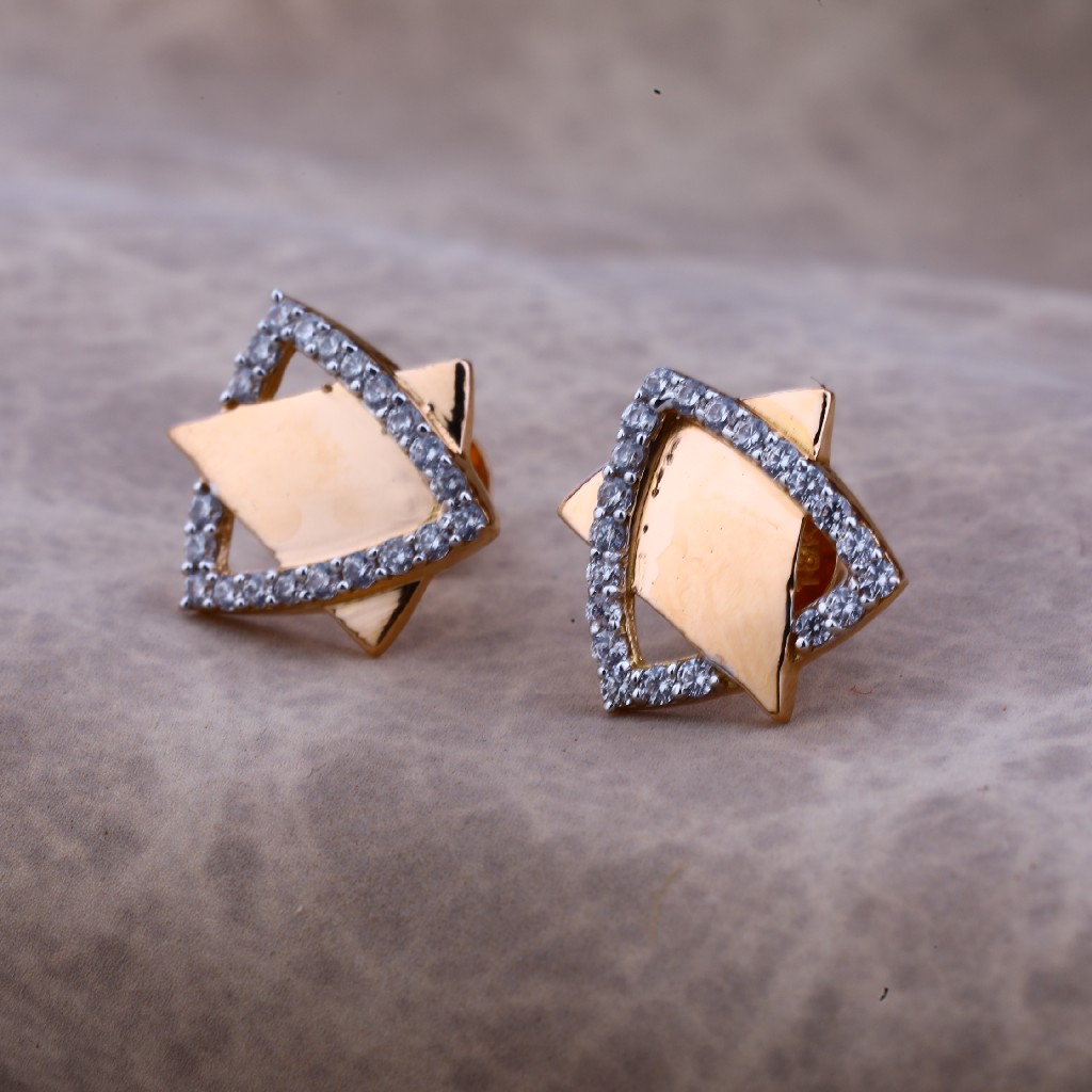 18kt Rose Gold Classic Earring RE58