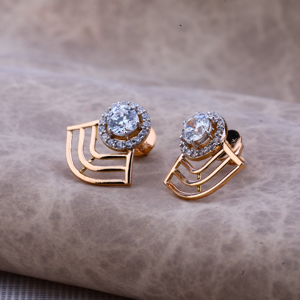 18ct Gold Designer Fancy Earring RE61