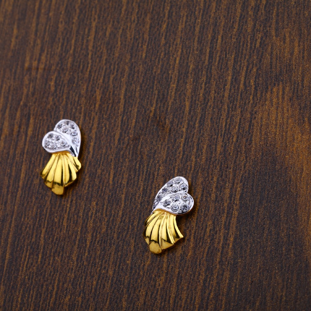 916 Gold Cz Stylish Tops LTE06