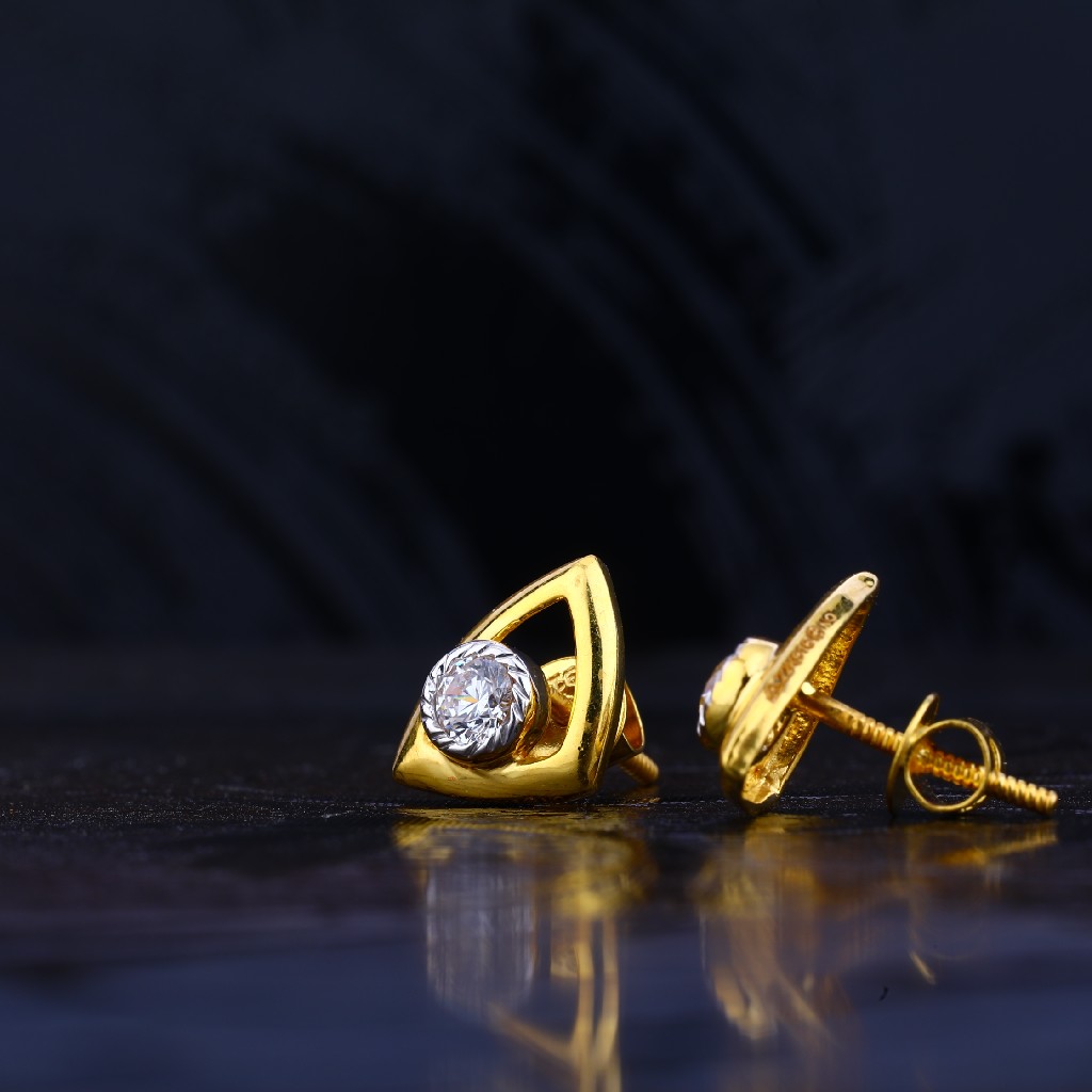 916 Gold Designer Exclusive Earring LSE01