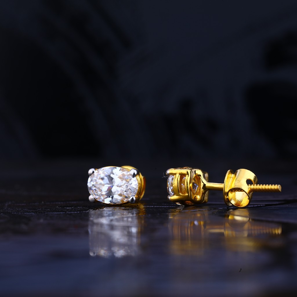 916 Gold Fancy Exclusive Earring LSE12