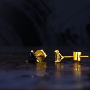 916 Triangle Color Gemstone Earring LSE21