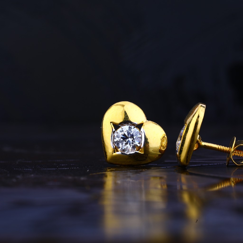 22kt Gold Hallmark Earring LSE26