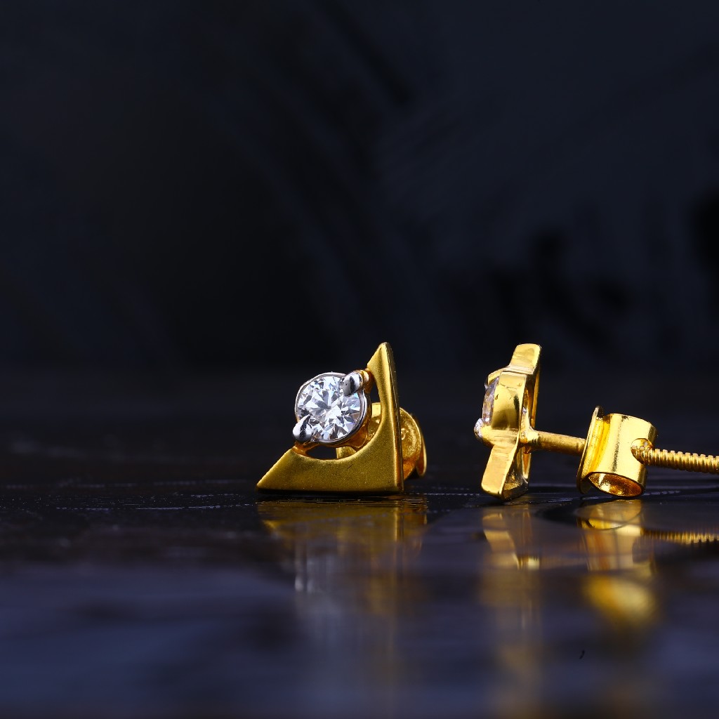 22ct Gold Designer Fancy Earring LSE45