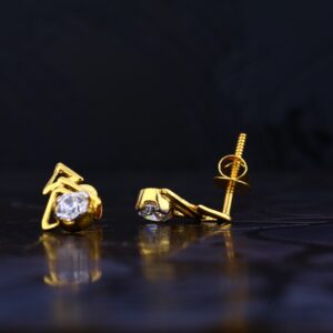 916 gold fancy hallmark ladies earring lse53