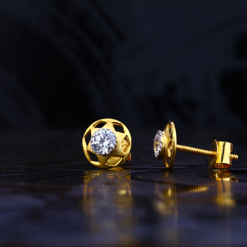 22kt Gold Hallmark Fancy Earring LSE604