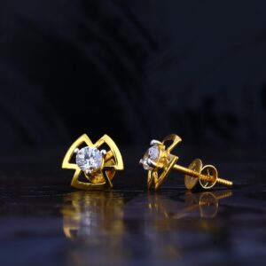 916 Solitare Fancy Earring LSE70