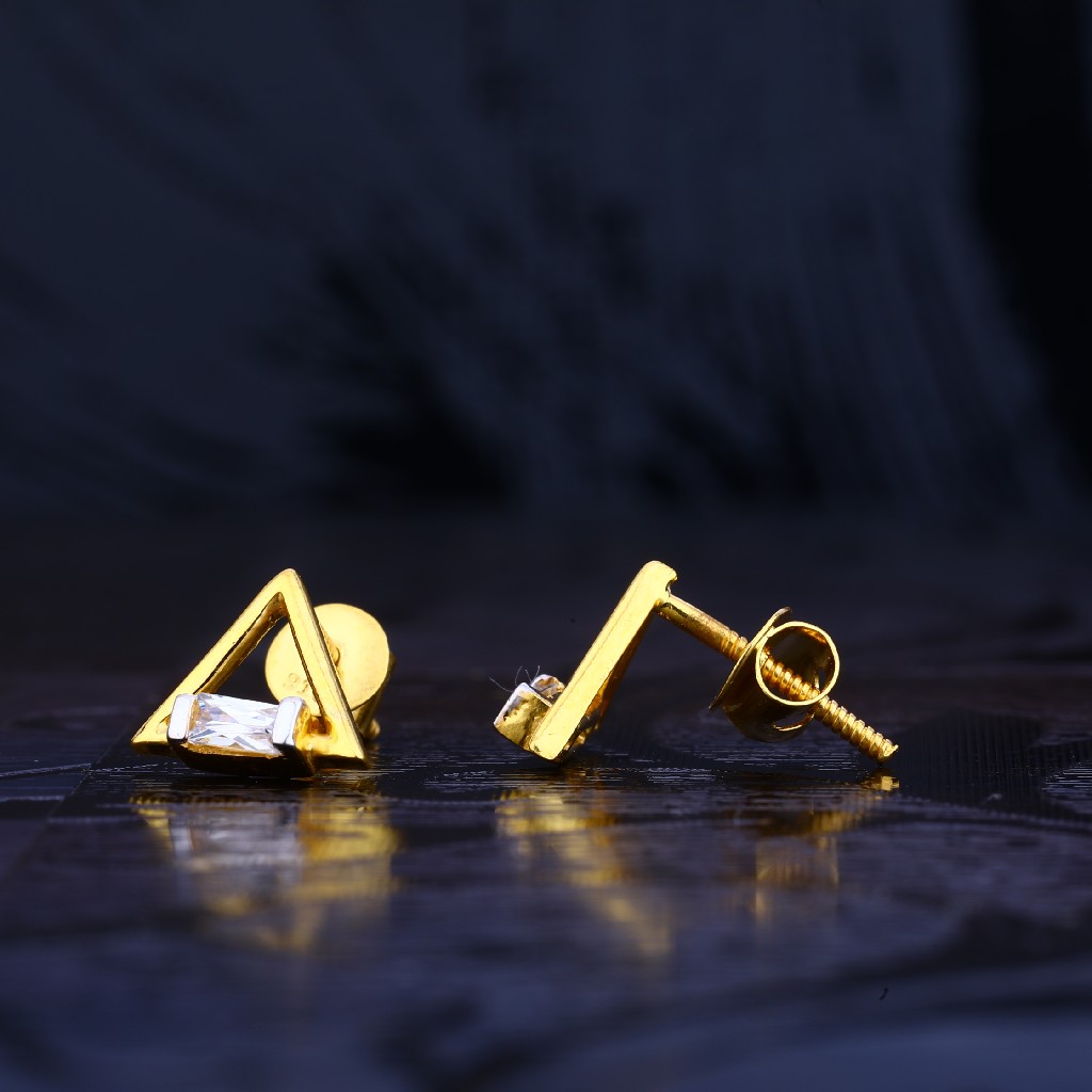 22ct Gold Stylish Hallmark Earring LSE78