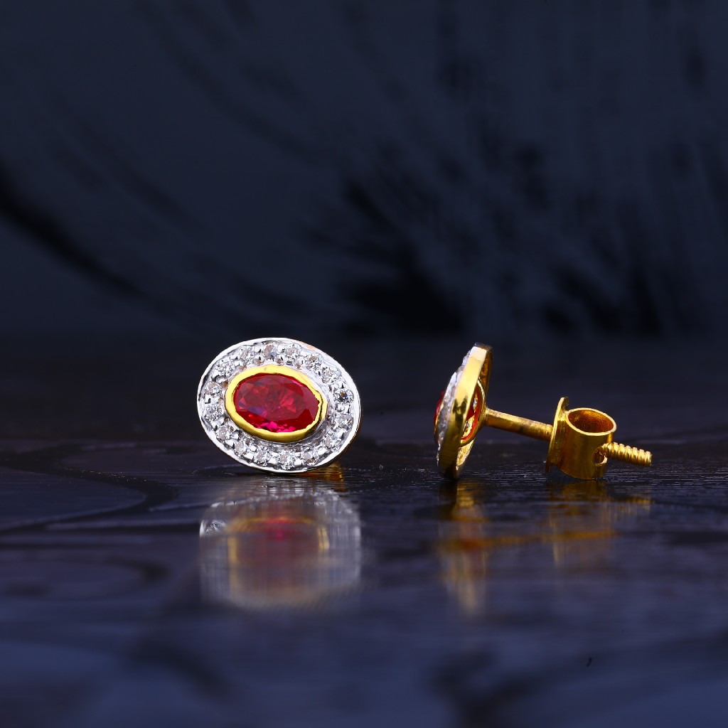 22ct Gold Classic Designer Earring LSE85