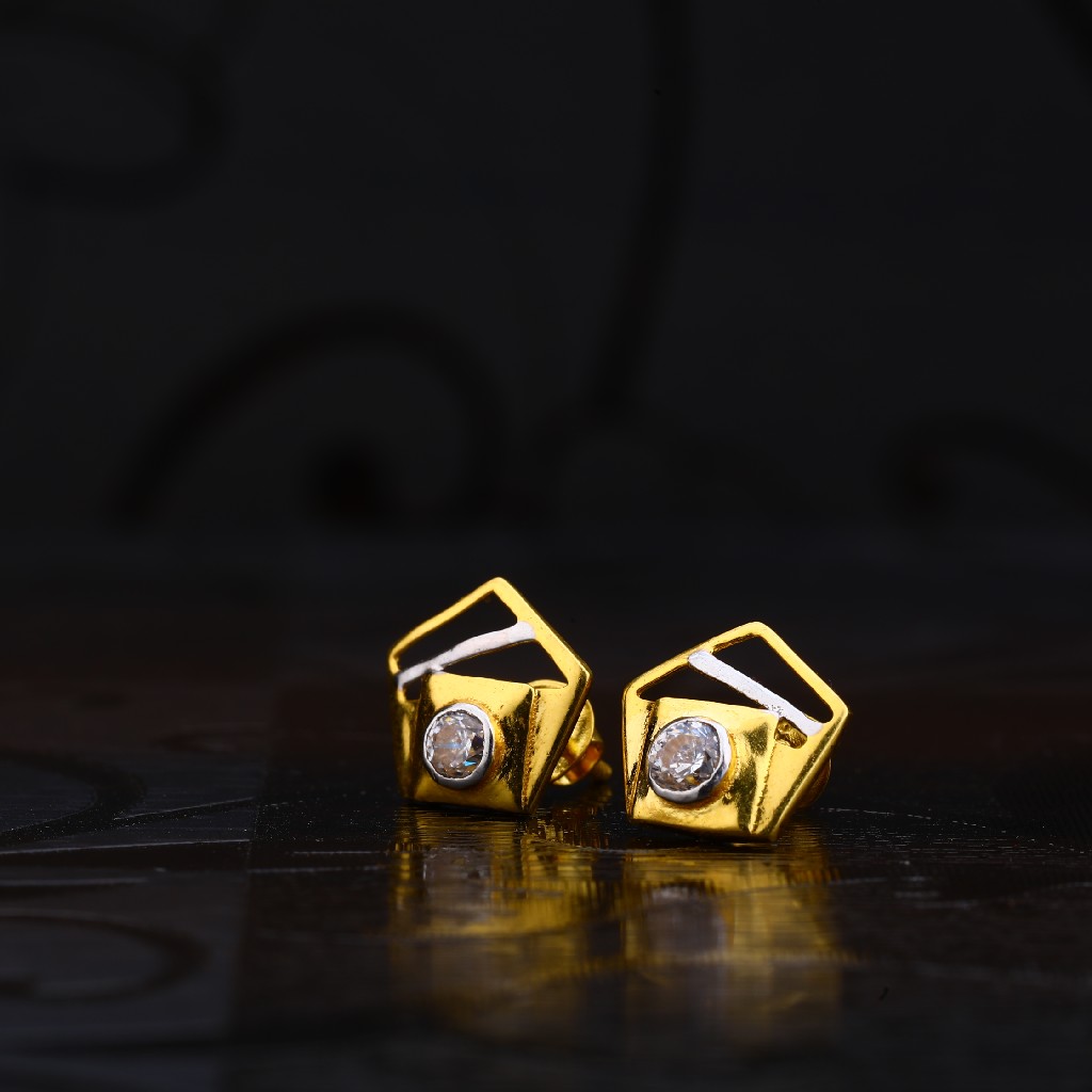 916 Gold Fancy Designer Earring LSE105