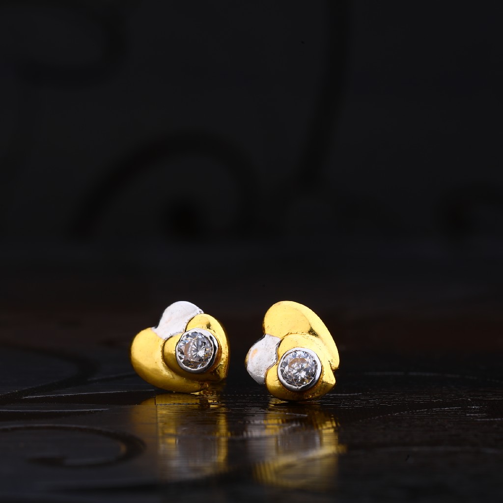 916 Earring with Solitare For ladies LSE116