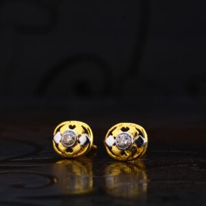 22kt Gold Designer Hallmark Earring LSE125
