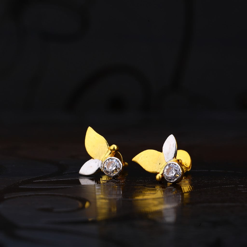 22ct Gold Designer Fancy Earrings LSE157