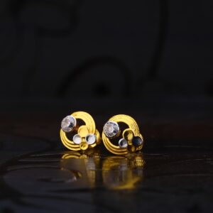 916 Gold Classic Earring LSE163