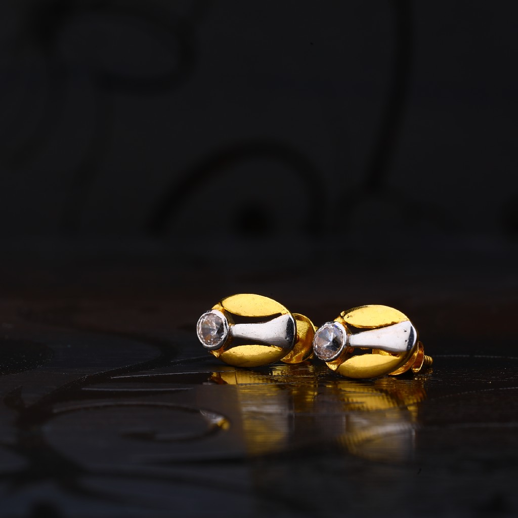 916 Gold Classic Earring LSE175