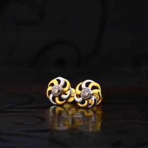 22kt Gold Solitare Fancy Earring LSE181