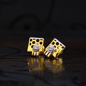 22kt Gold Solitare Earrings LSE199