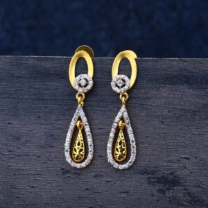 916 Gold Classic Zummar Earrings LJE131