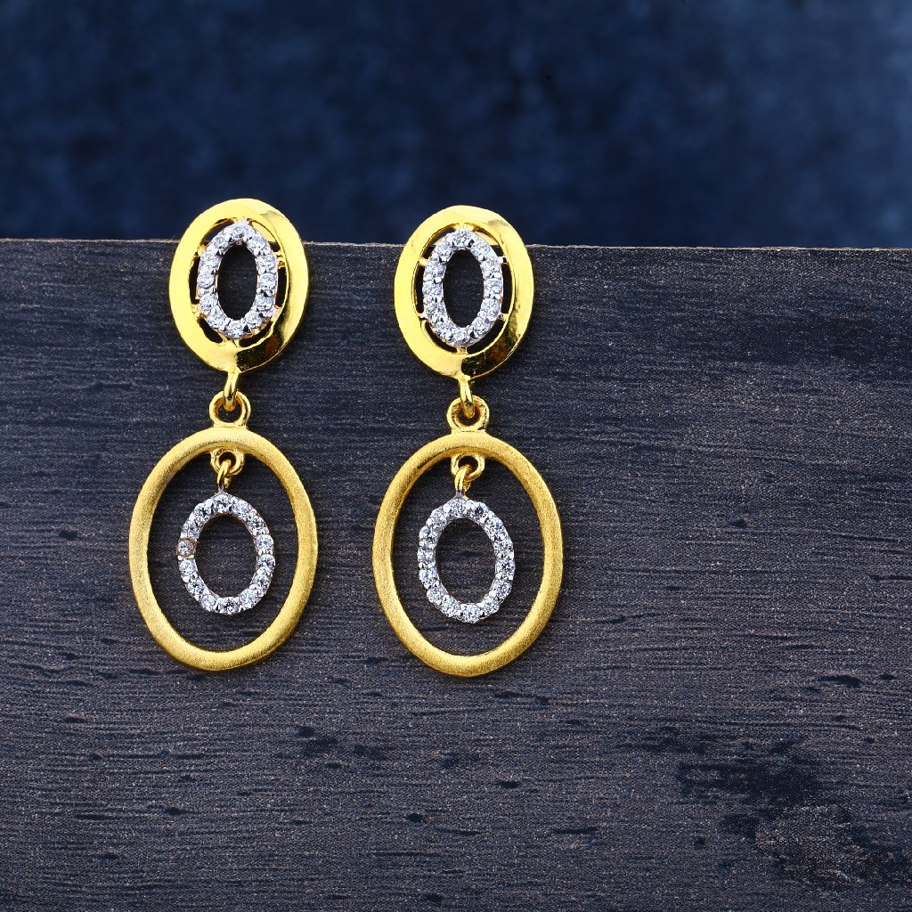 916 Gold Women's Earring Jhummar LJE145