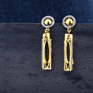 916 Gold Hallmark Stylish Earring Jhummar LJE146