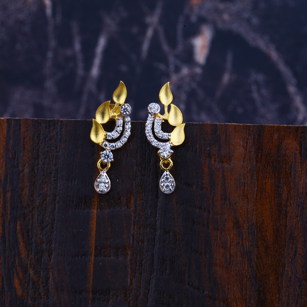 916 Gold Hallmark Earring LFE295