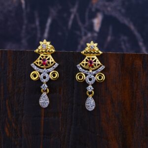 916 Gold Diamond Cz Ring LFE302
