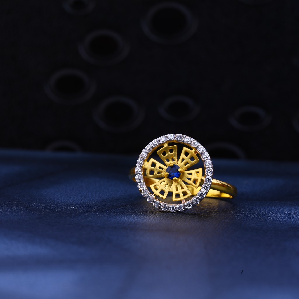 22kt Gold Designer Ladies Ring LR24