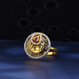 916 Gold Designer Ladies Ring LR71