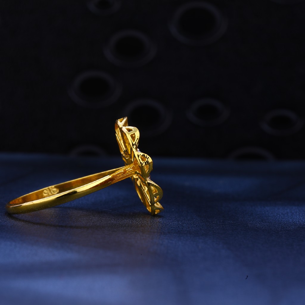 22kt Gold Designer Exclusive Ring LR73 - Image 4