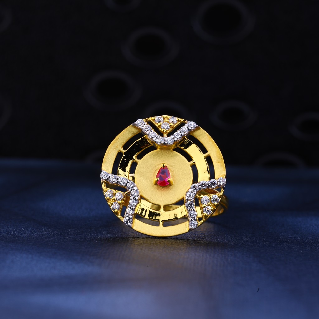 916 Gold Exclusive Design Ring LR87