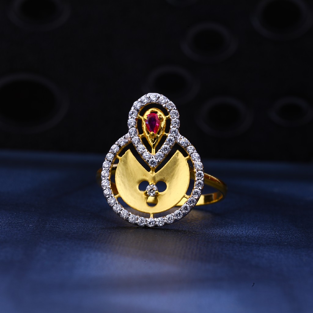 916 Gold Classic Ring LR97