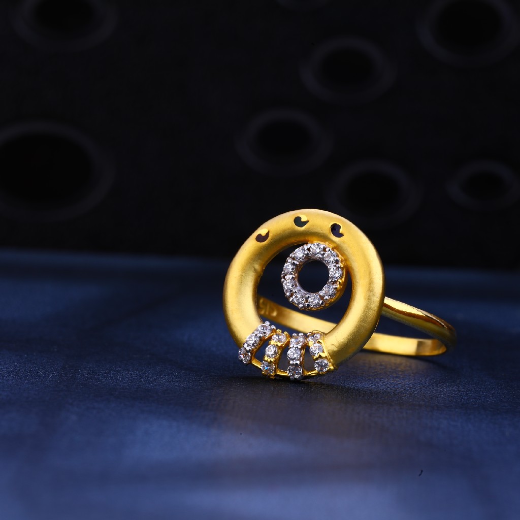 22ct Gold Designer Ladies Ring LR98