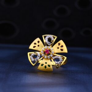 22kt Gold Stylish Ring LR102
