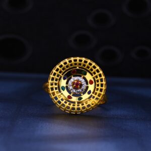 22kt Gold Stylish Ring LR103