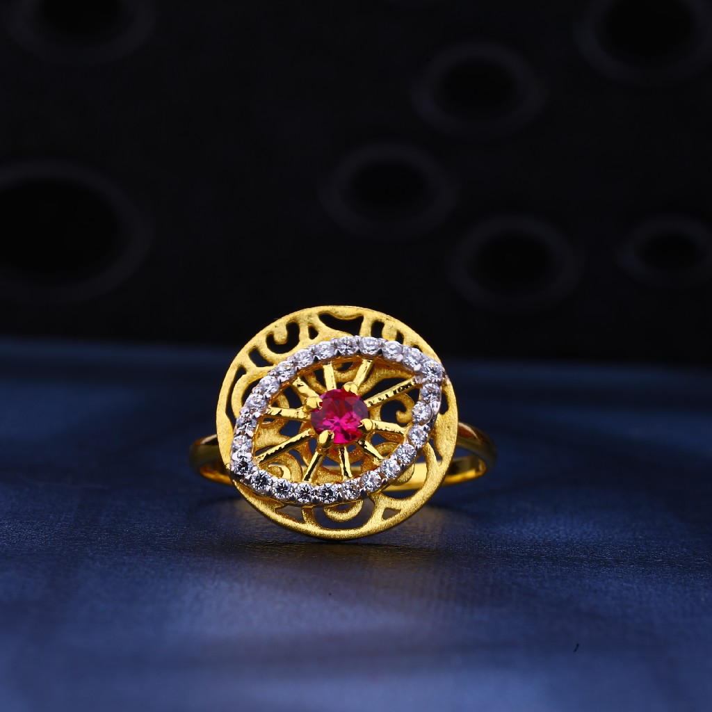 22kt Gold Stylish Ring LR110 - Image 2