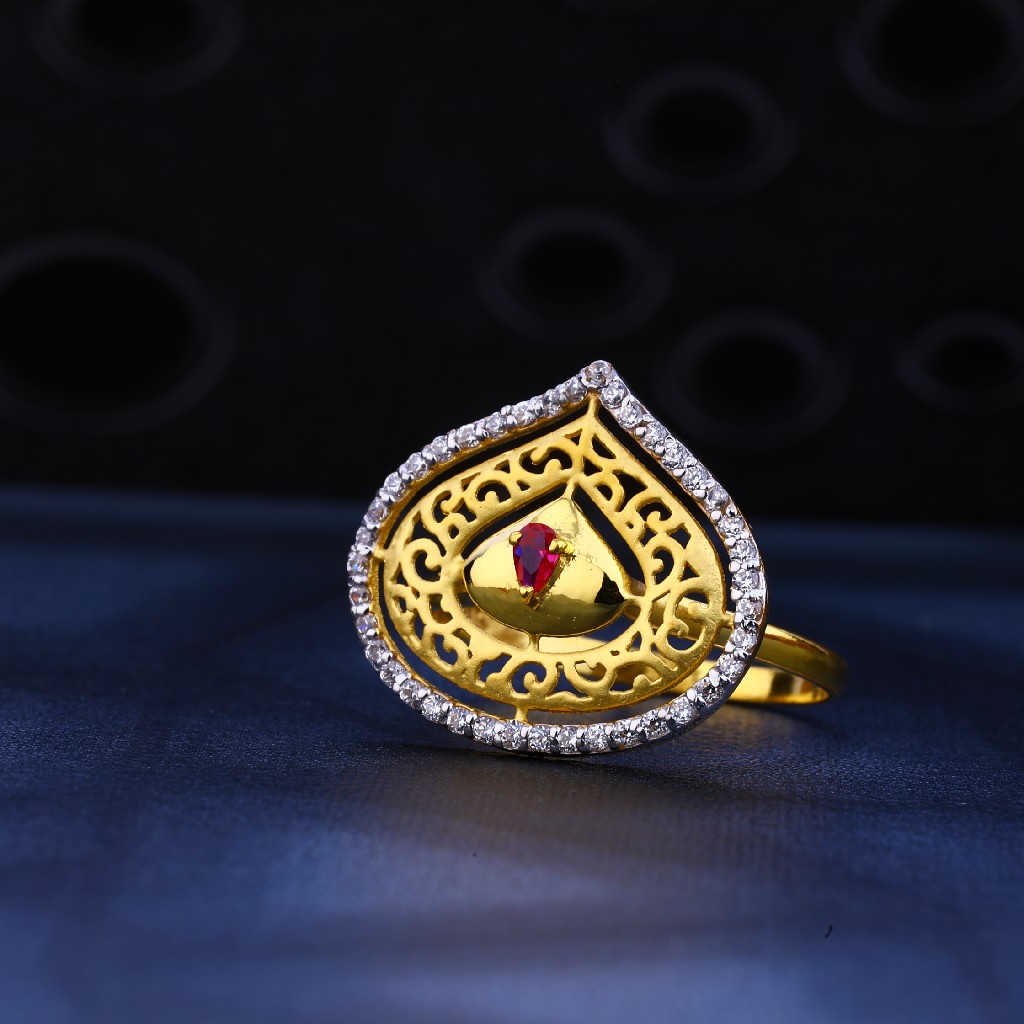 22ct Gold Hallmark Ring LR116 - Image 3