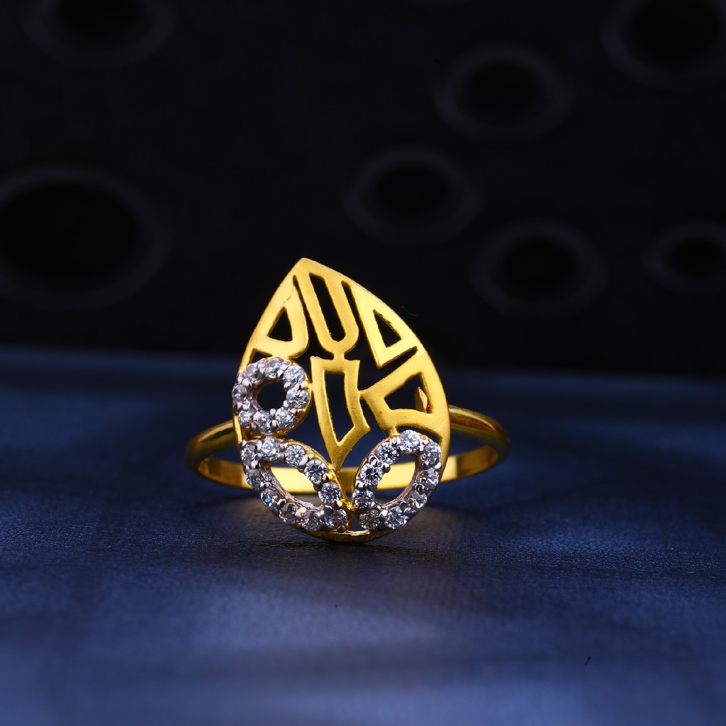 22ct Gold Stylish Ring LR118