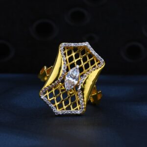 916 Gold Designer Ring LR08