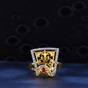 916 Gold Exclusive Designer Ring LR13