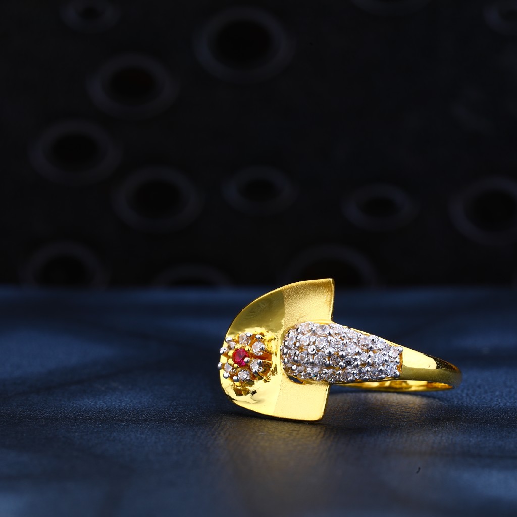 916 Gold exclusive Hallmark Cz Ring LR181 - Image 2