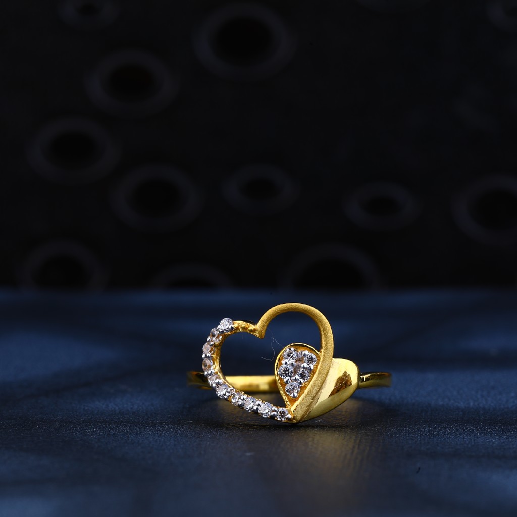 22ct Gold Heart Shape Ring LR151