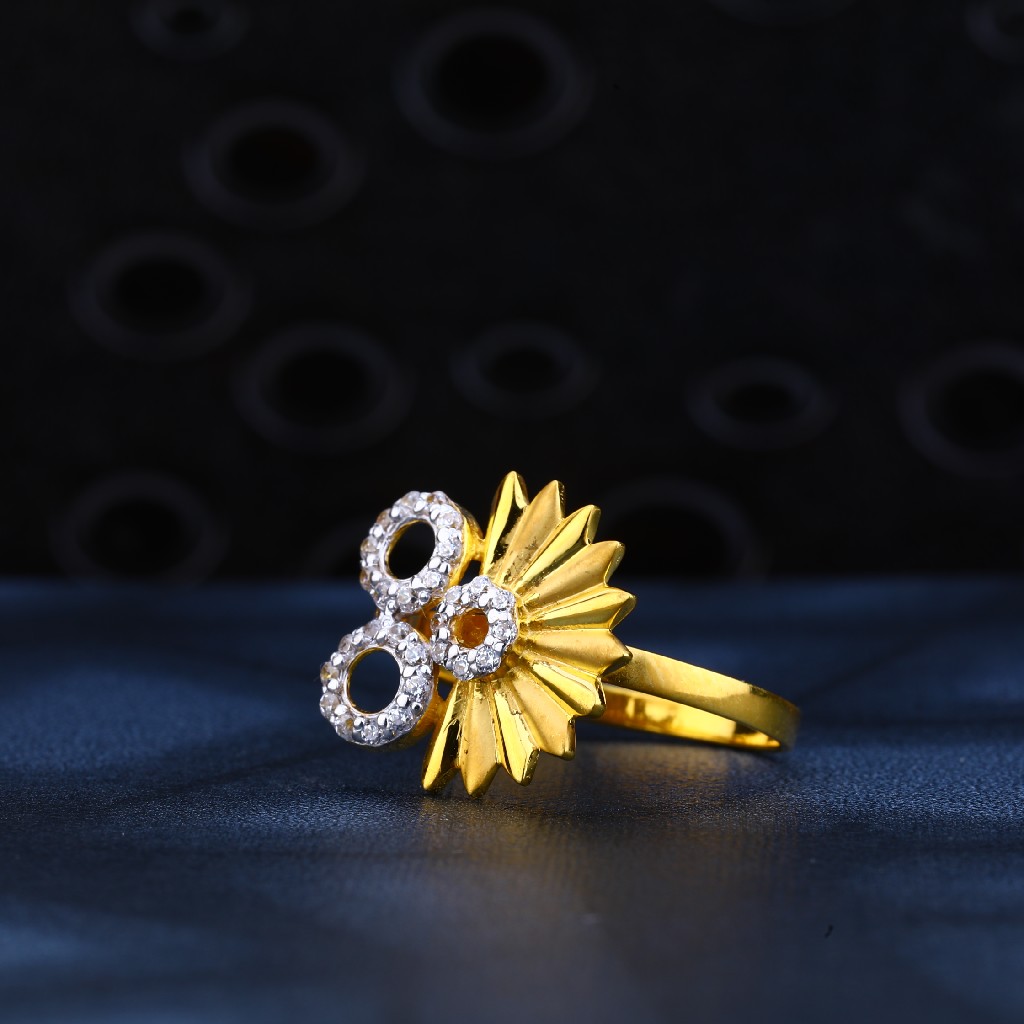 916 Gold Designer Ring LR135 - Image 2