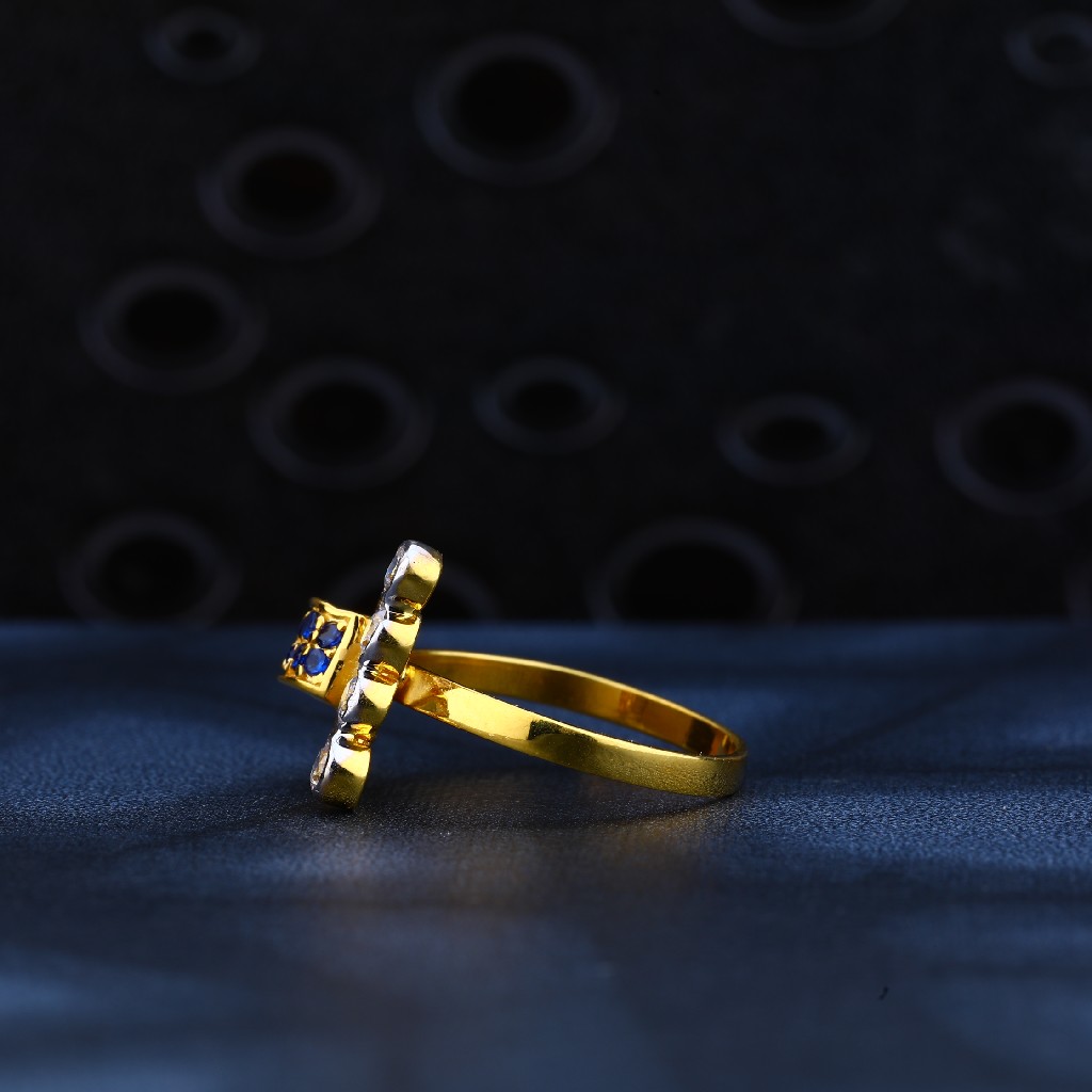 916 Gold Exclusive Cz Ring LR137 - Image 3