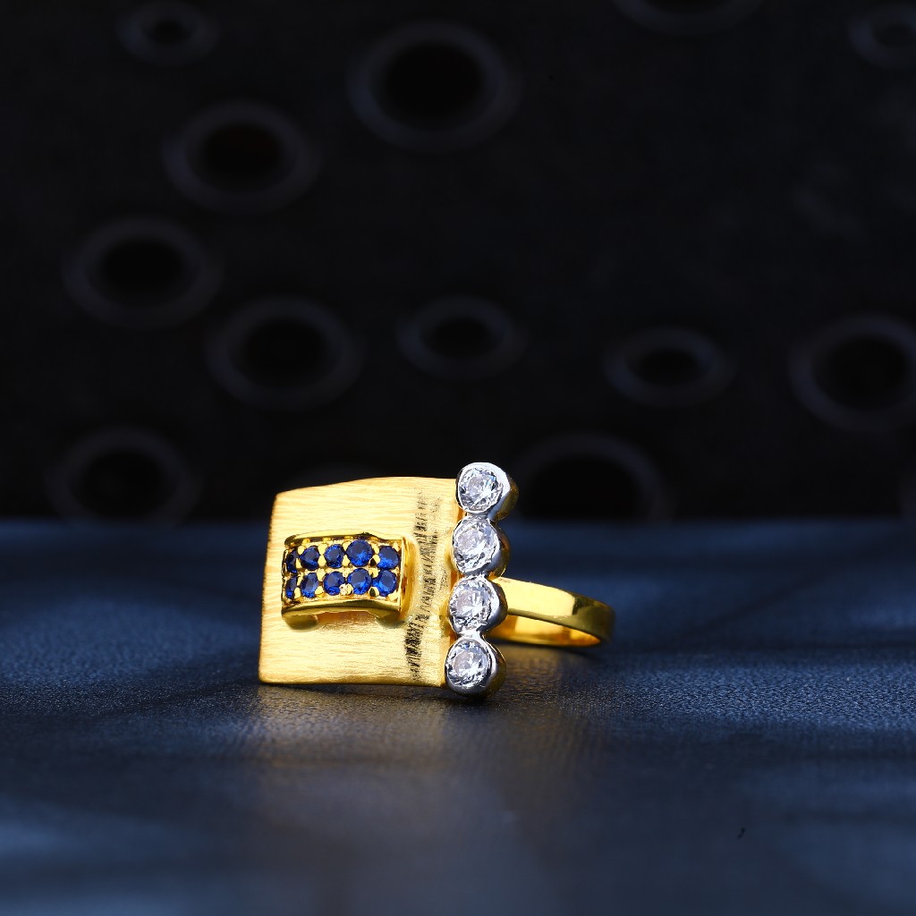 916 Gold Exclusive Cz Ring LR137 - Image 2