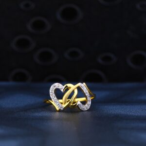 22ct Gold Exclusive Cz Stylish Ring LR142